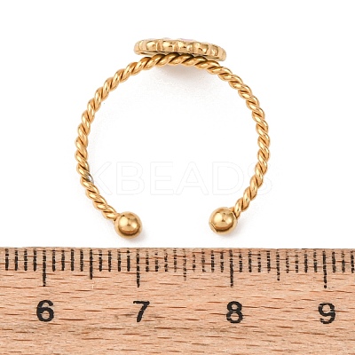 304 Stainless Steel Cuff Rings for Women RJEW-D334-02A-G-1
