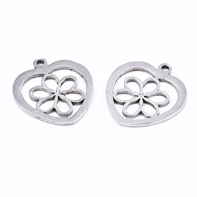 Non-Tarnish 201 Stainless Steel Pendants STAS-T044-215P-1