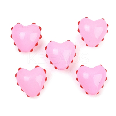 Opaque Glass Enamel Beads GLAA-F133-01-1
