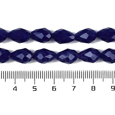 Opaque Solid Color Beads Strands EGLA-N013-P8mm-D03-1