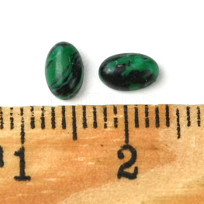 Synthetic Malachite Cabochons G-A094-01A-41-1