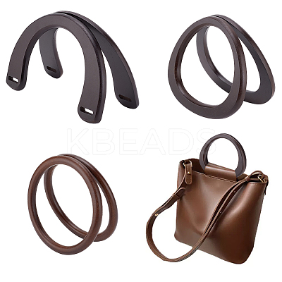 6Pcs 3 Styles Wooden Handles Replacement FIND-PH0020-36-1