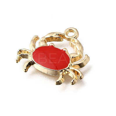 Alloy Enamel Pendants FIND-H066-07G-1