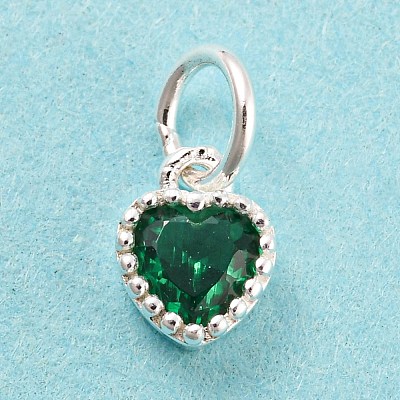 925 Sterling Silver Birthstone Charms LS-STER-G035-01E-02-1