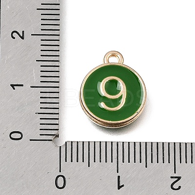 Alloy Enamel Charms ENAM-T010-07H-1