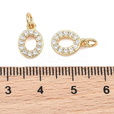 SHEGRACE Brass Micro Pave Clear Cubic Zirconia Pendants XGRQ29684-394G-O-1