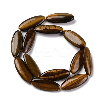 Natural Tiger Eye Beads Strands G-B078-E11-01-1