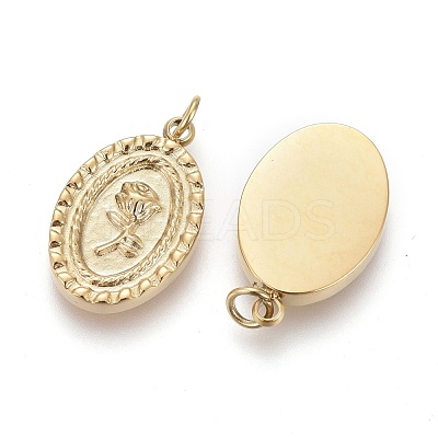 Valentine's Day Ion Plating(IP) 316 Surgical Stainless Steel Charms STAS-F256-048G-1