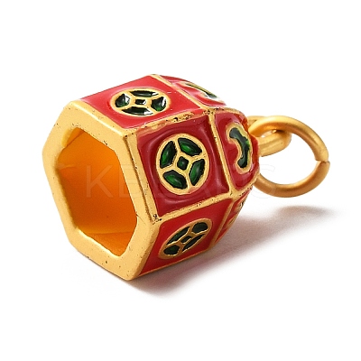 Alloy Enamel Charms ENAM-WH0058-012K-1