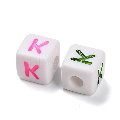 Opaque Acrylic Beads OACR-I022-01K-1