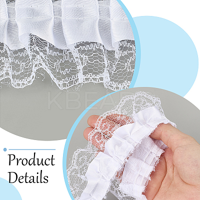 10M Polyester Fringe Lace Trim OCOR-GF0006-12B-1
