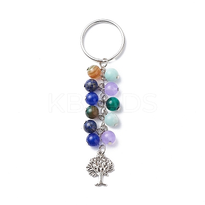 Natural Gemstone Keychain KEYC-JKC00389-1