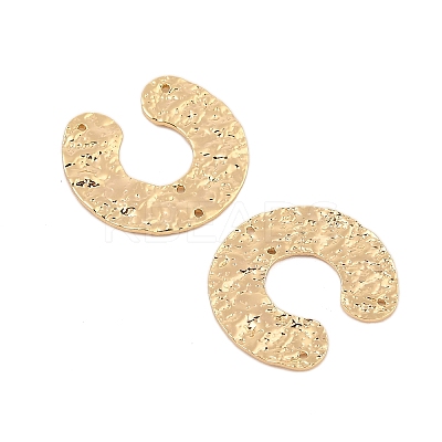 Brass Textured Horseshoe Chandelier Component Links KK-L223-013G-1