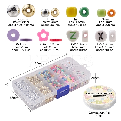 DIY Beads Bracelet Making Kit DIY-YW0005-49-1