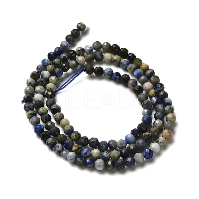 Natural Lapis Lazuli Beads Strands G-RM2025-A21-3mm-1