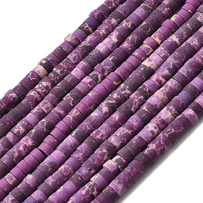 Dyed Synthetic Imperial Jasper Beads Strands G-Z089-A03-K-1