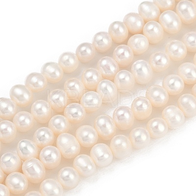 Natural Cultured Freshwater Pearl Beads Strands PEAR-I007-07Y-10A-1