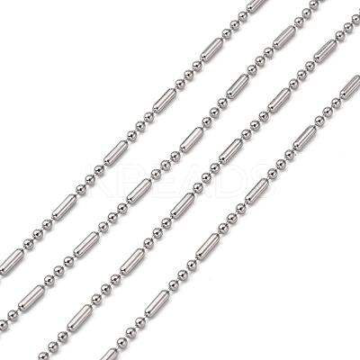Tarnish Resistant 304 Stainless Steel Ball Chains CHS-K002-12-1
