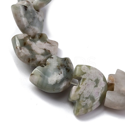 Natural Peace Jade Beads Strands G-F783-G08-01-1