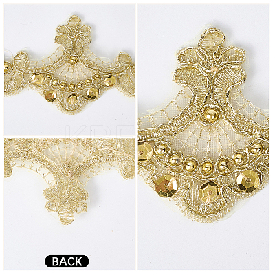 3 Yards Polyester Flower Lace Ribbon OCOR-WH20001-20C-1