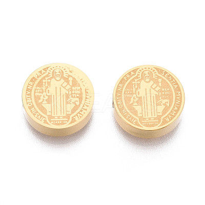 Religion 304 Stainless Steel Beads STAS-T073-10G-1