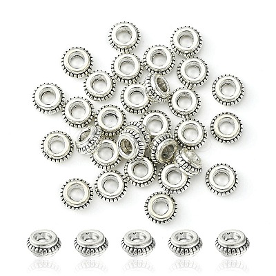 Tibetan Style Alloy Spacer Beads YW0001-10-1