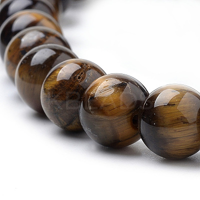 Natural Tiger Eye Beads Strands X-G-S259-21-4mm-1