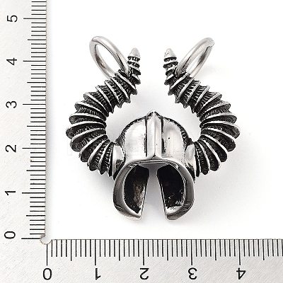 304 Stainless Steel Pendants STAS-R225-32AS-1