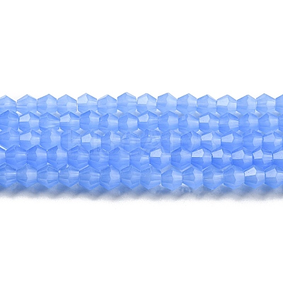 Imitation Jade Glass Beads Strands GLAA-F029-J4mm-04-1