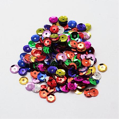 Plastic Paillette Beads PVC-A001-8mm-M-1