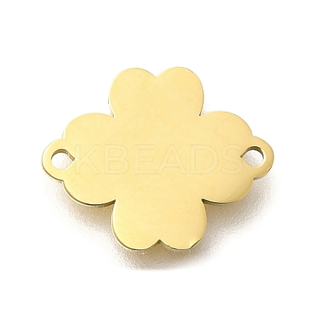 Ion Plating(IP) 304 Stainless Steel Links Connector Charms STAS-K263-55G-1