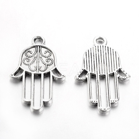 Tibetan Style Alloy Pendants LS-TIBEP-23356-AS-NR-1