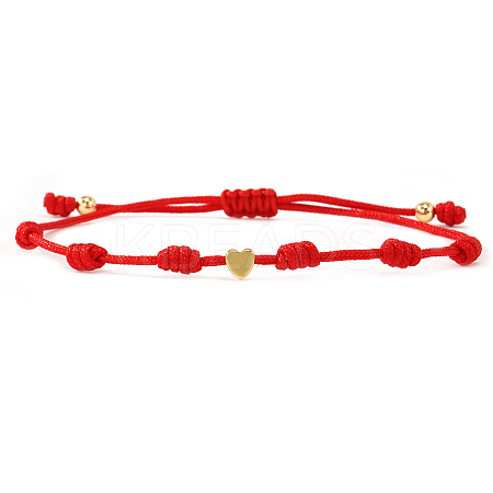 Adjustable Nylon Cord Braided Bracelets AN6953-1-1