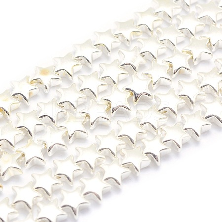 Electroplate Non-magnetic Synthetic Hematite Beads Strands G-L485-14-S-1