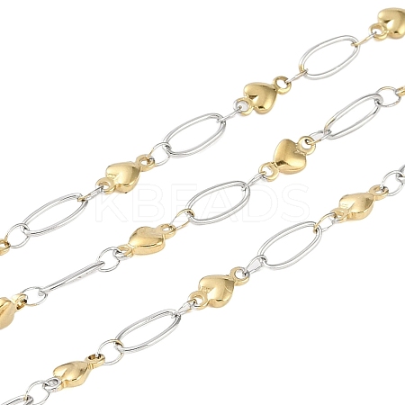 Ion Plating(IP) 304 Stainless Steel Link Chain CHS-H028-07B-GP-1