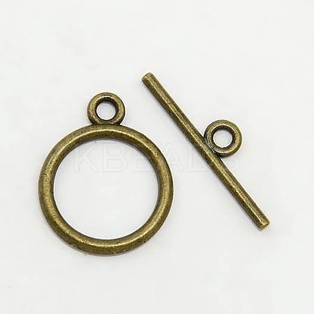 Tibetan Style Toggle Clasps LS-TIBEP-A12208-AB-FF-1