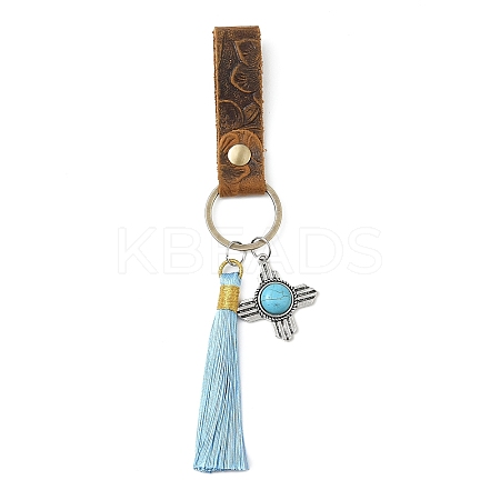 Cowhide Leather Keychain KEYC-TAC00026-1