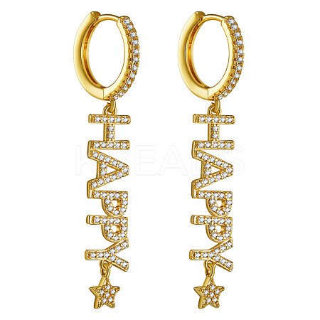 SHEGRACE Brass Hoop Earrings JE002A-X-1