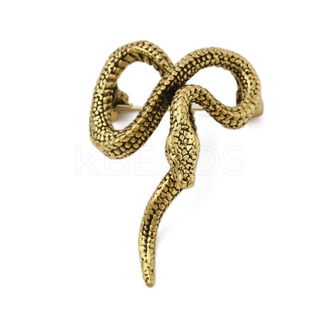 Retro Antique Golden Animal Alloy Brooches for Backpack Clothes JEWB-S040-02E-AG-1