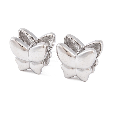 Non-Tarnish 304 Stainless Steel Hoop Earrings for Women EJEW-A049-03P-1