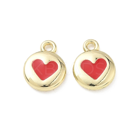 Alloy Enamel Pendants FIND-D044-12G-02-1