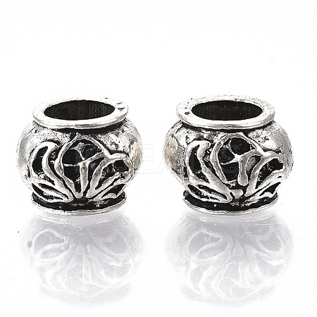 Tibetan Style Alloy Beads TIBE-R317-056AS-LF-1