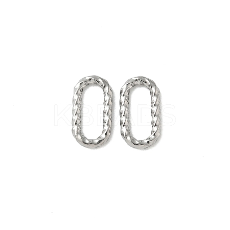 304 Stainless Steel Twisted Linking Rings STAS-L300-006E-P-1