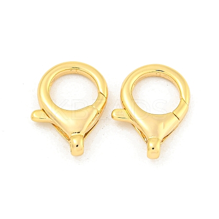 Brass Lobster Claw Clasps KK-K382-03C-G-1