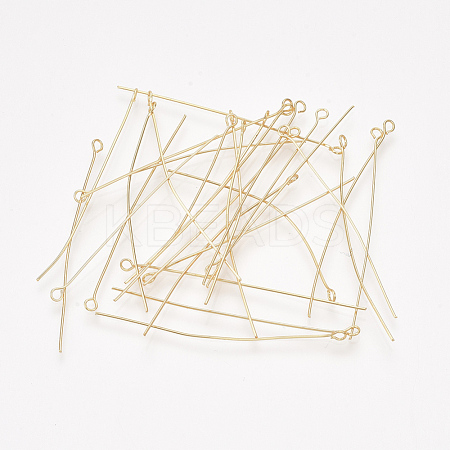 Brass Eye Pins KK-S348-405C-1