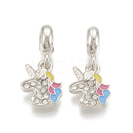 Alloy European Dangle Charms LS-MPDL-S066-053-1