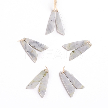 Natural Xiuyan Jade Pendants G-G827-04S-1