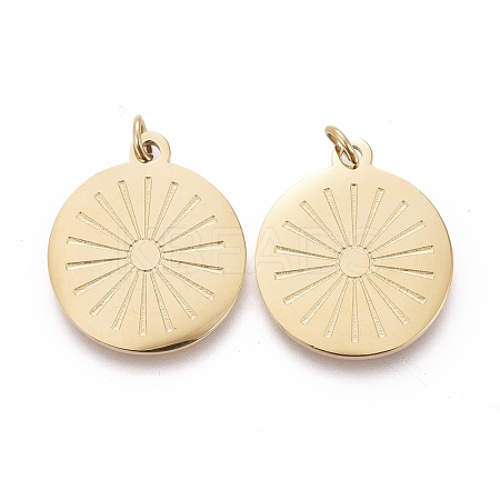 Ion Plating(IP) 316 Surgical Stainless Steel Pendants STAS-H100-37G-1