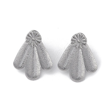 Tarnish Resistant 304 Stainless Steel Stud Earrings for Women and Men EJEW-Q381-02B-P-1