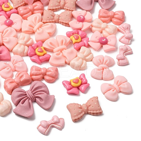 48Pcs 12 Styles Resin Cabochons CRES-SC0002-99-1